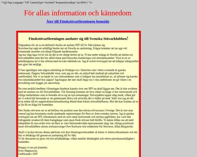 Finnstövaren startsida 2008