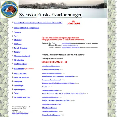 Finnstövaren startsida 2012