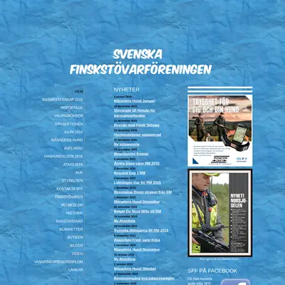 Finnstövaren startsida 2016