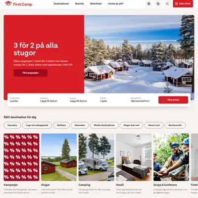 firstcamp.se startsida 2024