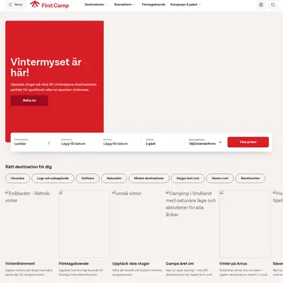 firstcamp.se startsida 2026