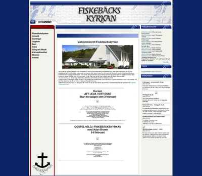 Fiskebäckskyrkans webb-tv startsida 2011