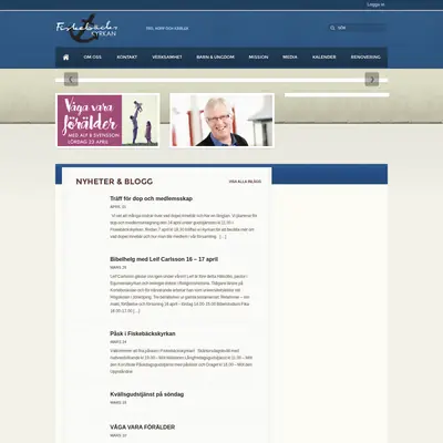Fiskebäckskyrkans webb-tv startsida 2016