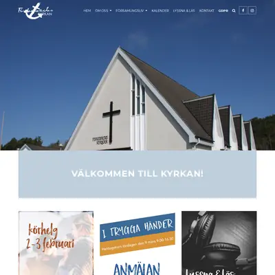 Fiskebäckskyrkans webb-tv startsida 2019