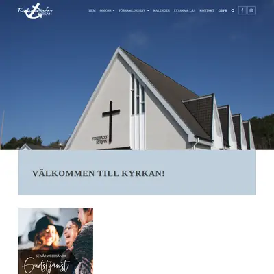 Fiskebäckskyrkans webb-tv startsida 2021