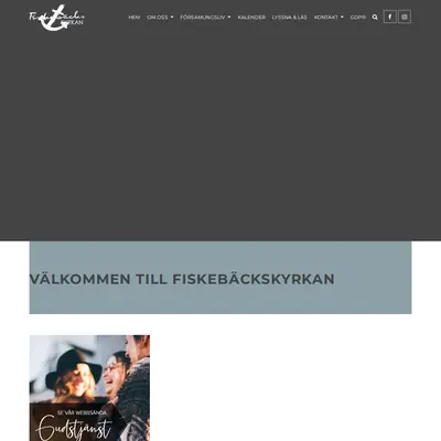 Fiskebäckskyrkans webb-tv startsida 2026