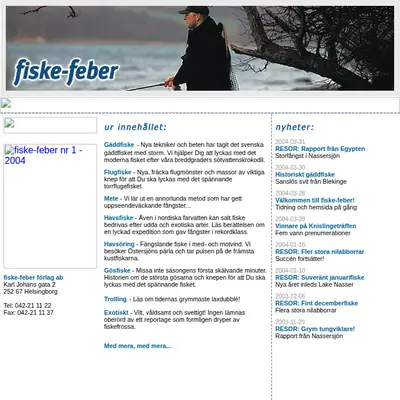 fiskefeber startsida 2004