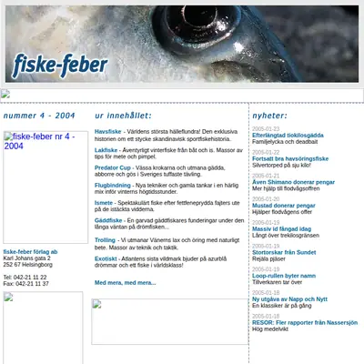 fiskefeber startsida 2005
