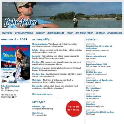 fiskefeber startsida 2006