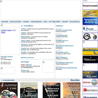 fiskefeber startsida 2007