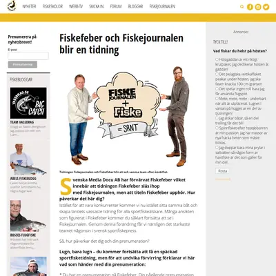 fiskefeber startsida 2020