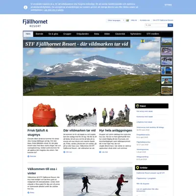 Nyhetsbrev från Fjällhornet Resort startsida 2018