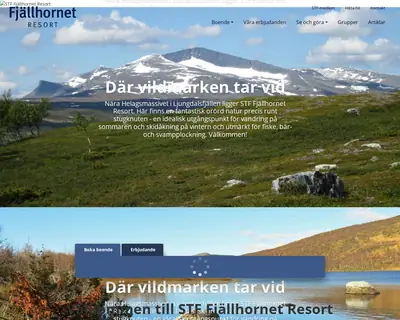 Nyhetsbrev från Fjällhornet Resort startsida 2021