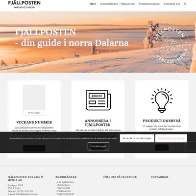 Fjällposten startsida 2023