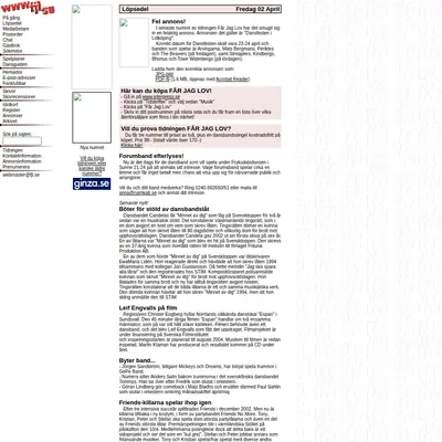 Får jag lov startsida 2004