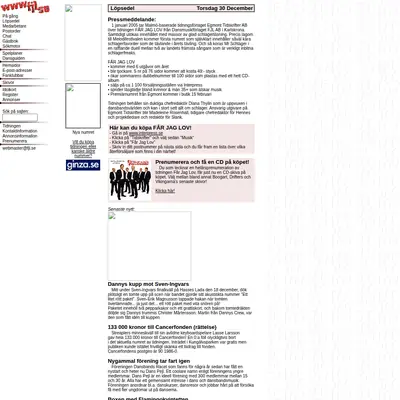 Får jag lov startsida 2005