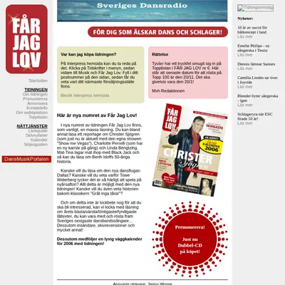 Får jag lov startsida 2006