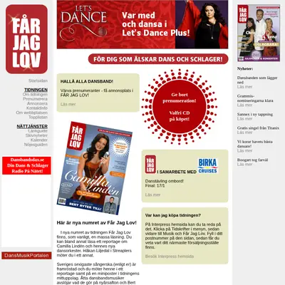 Får jag lov startsida 2007