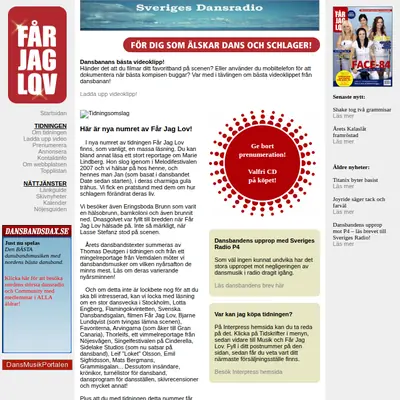 Får jag lov startsida 2008
