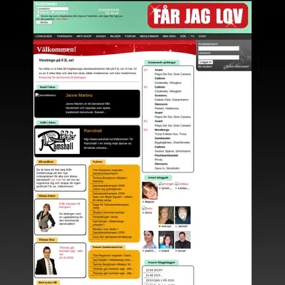 Får jag lov startsida 2010