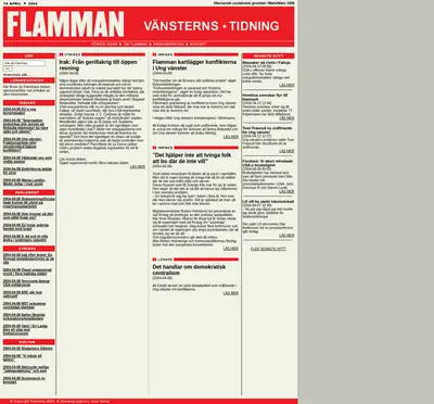 Flamman startsida 2004