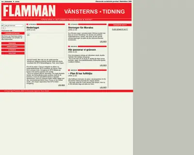 Flamman startsida 2006