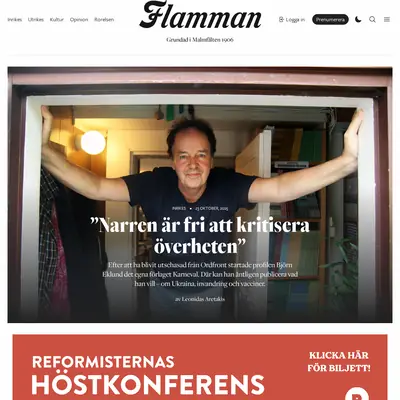 Flamman startsida 2025