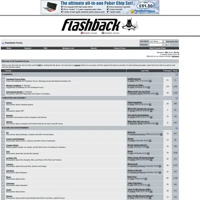 FLASHBACK startsida 2006