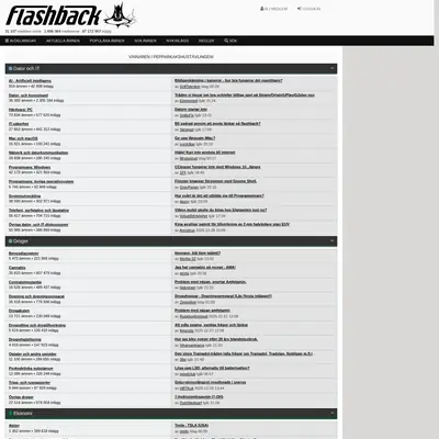 FLASHBACK startsida 2026