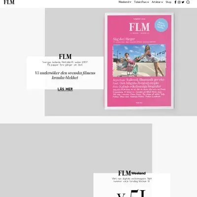FLM startsida 2018