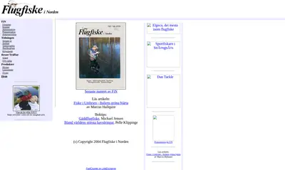 Flugfiske i Norden startsida 2004