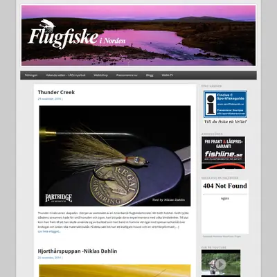 Flugfiske i Norden startsida 2015