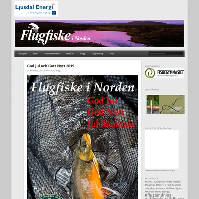 Flugfiske i Norden startsida 2019