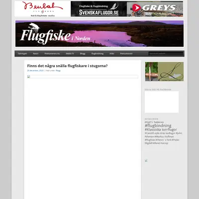 Flugfiske i Norden startsida 2021