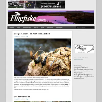 Flugfiske i Norden startsida 2024