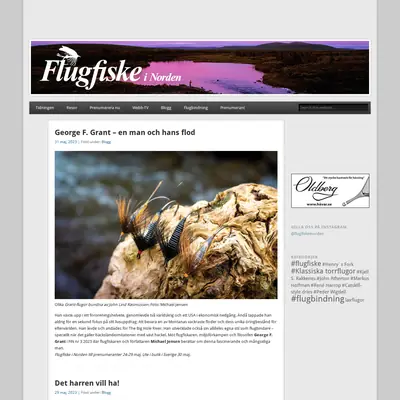 Flugfiske i Norden startsida 2026