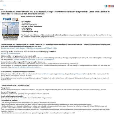 FLUID SCANDINAVIA startsida 2013
