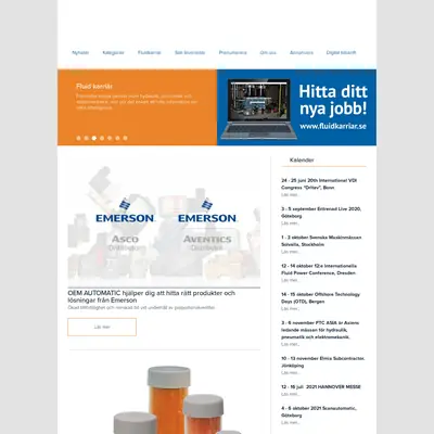 FLUID SCANDINAVIA startsida 2020