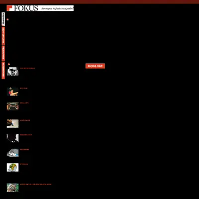 www.fokus.se startsida 2005