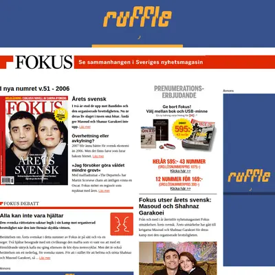 www.fokus.se startsida 2007