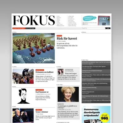www.fokus.se startsida 2014