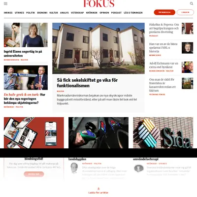 www.fokus.se startsida 2023