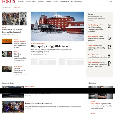 www.fokus.se startsida 2026