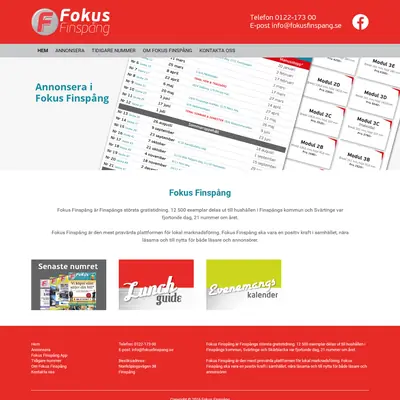 Fokus Finspång startsida 2015