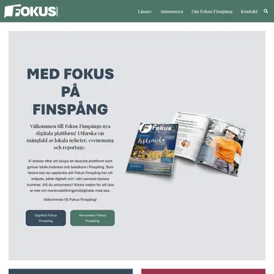 Fokus Finspång startsida 2025