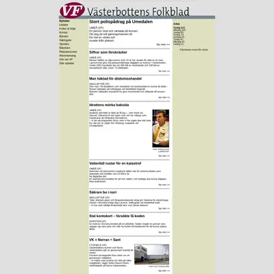 ErikIsberg/Folkbladet/retriever-info.com startsida 2005