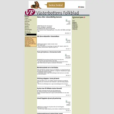 ErikIsberg/Folkbladet/retriever-info.com startsida 2006