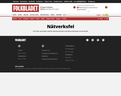 ErikIsberg/Folkbladet/retriever-info.com startsida 2019