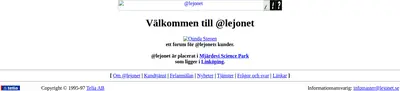 Folkbladet Norrköping startsida 1998