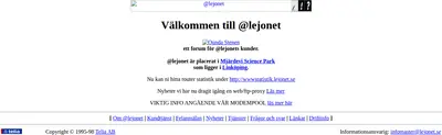 Folkbladet Norrköping startsida 1999